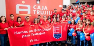 Caja Trujillo obtiene certificación como uno de los mejores lugares para trabajar