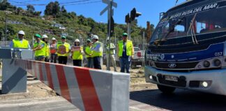 Con barreras ferroviarias automáticas Comlog Talcahuano lanzó “Enriélate con la seguridad 2026”