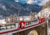 Lanzan el tren panorámico más impresionante del mundo: 300 km entre montañas, cumbres nevadas y paisajes espectaculares