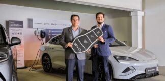 BYD impulsa la electromovilidad en Lima con nuevos puntos de carga junto a EVINKA y La Cabrera