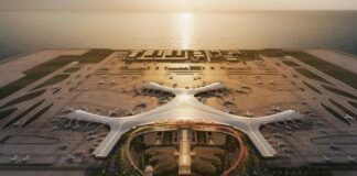 Una obra extrema en Asia anticipa el futuro de la infraestructura aeroportuaria