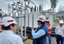 MINEM supervisa avance de proyecto de transmisión eléctrica en Cajamarca