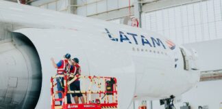 LATAM amplía el uso de AeroSHARK a toda su flota de Boeing 777