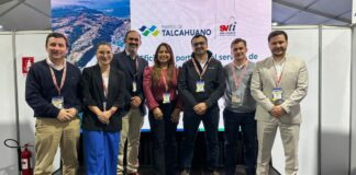 Puertos de Talcahuano y SVTI analizaron cadena logística del salmón en Aquasur 2026