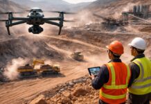 Drones e IA mejoran la gestión de infraestructura digital clave para la minería 4.0