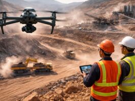Drones e IA mejoran la gestión de infraestructura digital clave para la minería 4.0