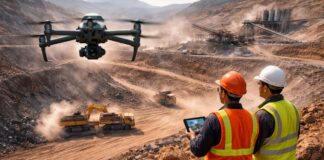 Drones e IA mejoran la gestión de infraestructura digital clave para la minería 4.0