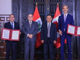 Canadá y Perú firman acuerdo de colaboración en minería