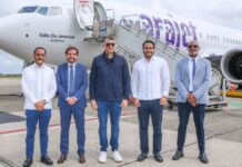 Arajet amplía su flota con el avión número 14 “Salto de Jimenoa”, reforzando su estrategia de crecimiento sostenible