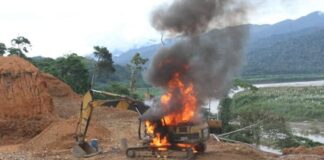 Bolivia frena minería ilegal en Amazonía: destruyen 11 campamentos valorizados en US$ 12 millones