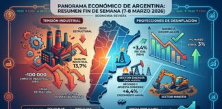Resumen económico argentino: Tensión industrial y proyecciones de desinflación