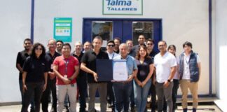 Talma Perú renueva certificación como Centro de Mantenimiento Aeronáutico Extranjero otorgada por la DGAC de Chile por cuarta vez consecutiva