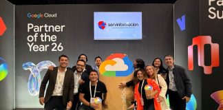 Servinformación recibe premio Google Cloud Partner of the Year en la categoría Mercados Emergentes de América Latina