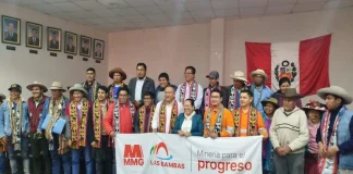 Las Bambas y Ccapacmarca firman convenio social por S/ 3.6 millones en Cusco con apoyo del MINEM