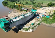 Puente Tarata supera 61% de avance y fortalecerá conectividad en San Martín