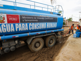 Ministerio de Vivienda transfirió más de S/ 800 mil para garantizar el acceso a agua potable en La Libertad