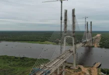 Puente Bioceánico entre Paraguay y Brasil queda a 21 metros de concretar conexión física