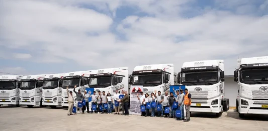 San Bartolomé entrega 20 remolcadores FAW a gas natural para operación agroindustrial en Piura