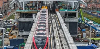 China envía 20 trenes eléctricos para el Metro de Bogotá
