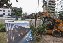ATU inicia construcción del último tramo del cerco perimétrico de San Marcos como parte de las obras de la Línea 2