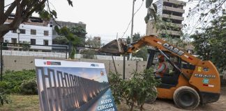 ATU inicia construcción del último tramo del cerco perimétrico de San Marcos como parte de las obras de la Línea 2