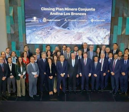 Anglo American y Codelco cierran acuerdo definitivo para plan conjunto en minas Los Bronces y Andina en Chile
