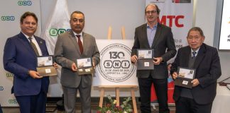 Ministerio de Transportes y Serpost presentan matasello conmemorativo por los 130 años de la SNI