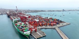 Movimiento portuario crece 20.1% en abril y supera las 5.8 millones de toneladas de carga