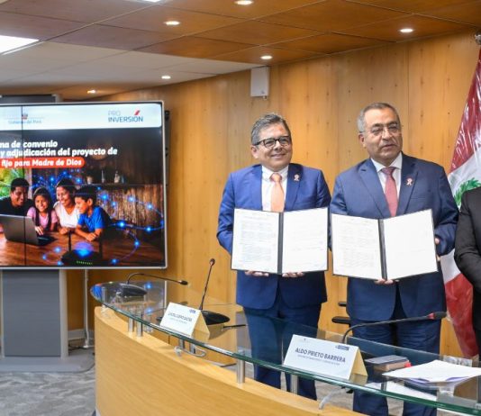 PROINVERSIÓN y MTC impulsarán tres proyectos de internet fijo por cerca de S/ 1300 millones en Loreto y Madre de Dios