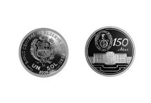 BCRP lanza moneda de plata por los 150 años de la UNI