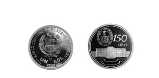BCRP lanza moneda de plata por los 150 años de la UNI