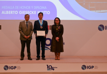 SBN es premiada como ‘Socio Estratégico’ del Instituto Geofísico del Perú