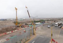 MTC inicia cimentación del Puente Santa Rosa para acceso al nuevo Jorge Chávez