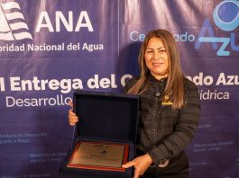 Minera Poderosa renueva Certificado Azul por el uso eficiente y sostenible del agua en sus operaciones