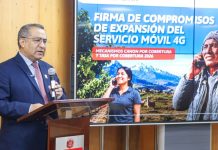 MTC suscribe compromisos con operadores móviles para llevar servicios 4G por primera vez a 412 localidades