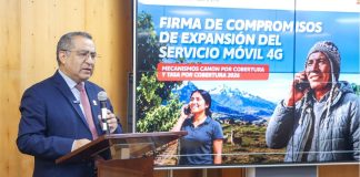 MTC suscribe compromisos con operadores móviles para llevar servicios 4G por primera vez a 412 localidades