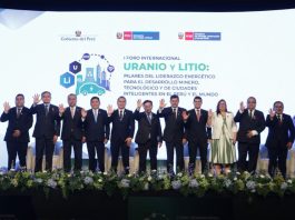 Gobierno peruano inaugura primer foro internacional sobre el uso estratégico del uranio y el litio en el país