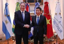 Mercosur y Vietnam inician negociaciones para un acuerdo comercial