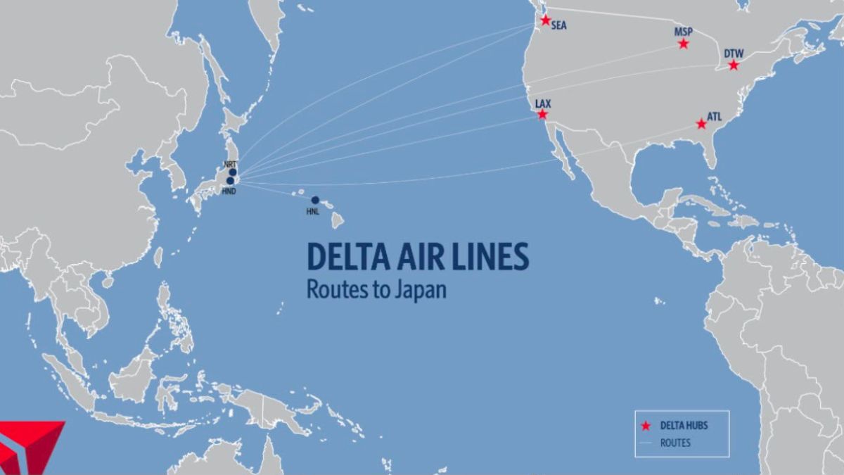 Nueva ruta a la vista: Delta lanzará el servicio entre Seattle y Tokyo-Narita en marzo de 2027 Nueva ruta a la vista: Delta lanzará el servicio entre Seattle y Tokyo-Narita en marzo de 2027