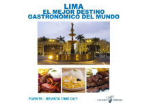Lima, capital gastronómica del mundo 2026: «un reconocimiento que pone al Perú en el centro de la mesa global»