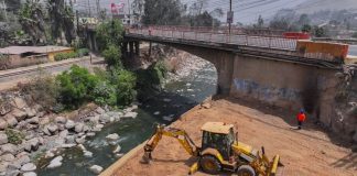 MTC refuerza puente Los Ángeles ante riesgo de crecida del río