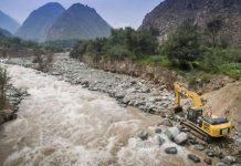 Áncash ejecuta obras preventivas para reducir riesgo de huaicos e inundaciones
