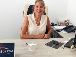 ● Lorena Maggiolo, Country Manager de Plus Ultra Líneas Aéreas en Perú