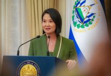 Keiko Fujimori invita a empresarios de El Salvador a invertir en el Perú y destaca estabilidad política