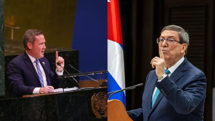 WEB - MEDIOS (27) Debate en la ONU sobre el embargo a Cuba con Mike Waltz y Bruno Rodríguez.