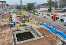 Línea 2 del Metro de Lima alcanza un avance físico de 81,27%