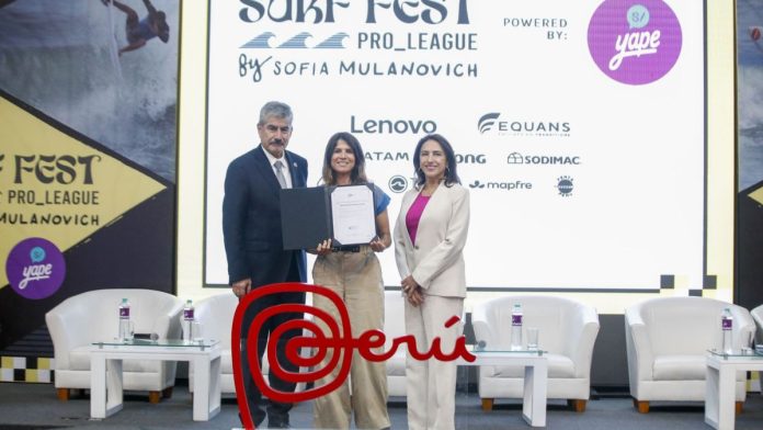WEB - MEDIOS (61) Sofía Mulanovich con la licencia de la Marca Perú para promover el turismo deportivo en Perú.